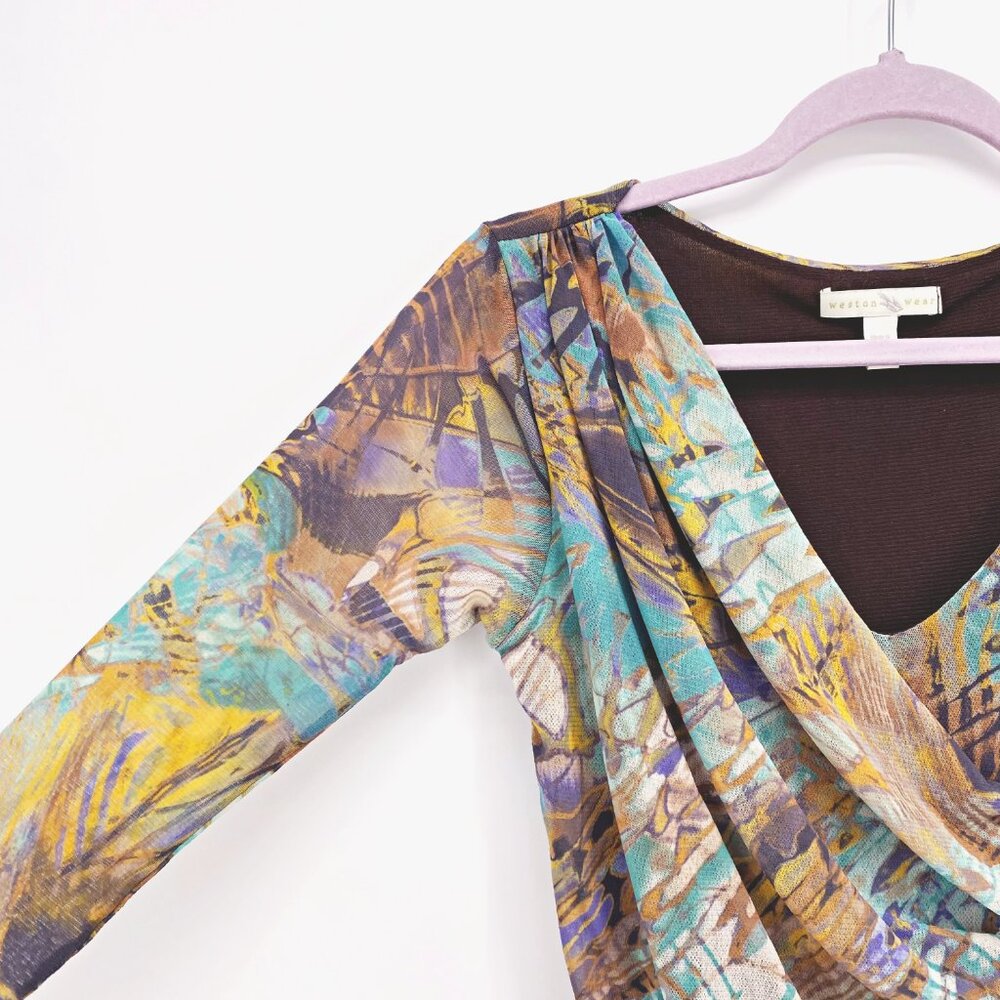 Weston Wear Vintage Y2K Ruched Top - Picture 2 of 7